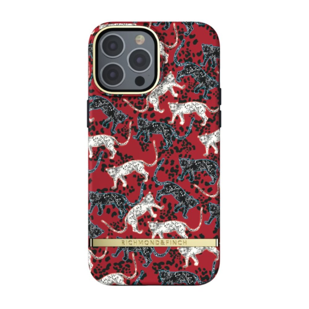 Richmond & Finch Phone case- Red Leopard